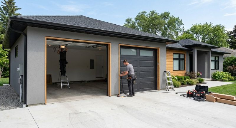 Four Car Garage Installation in Charleston, SC