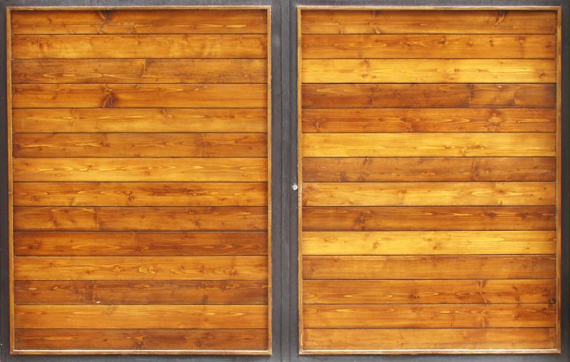 Traditional Wooden Garage Door