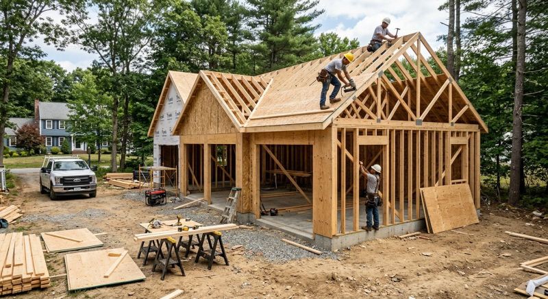 Two Story Garage Construction in Las Vegas, NV